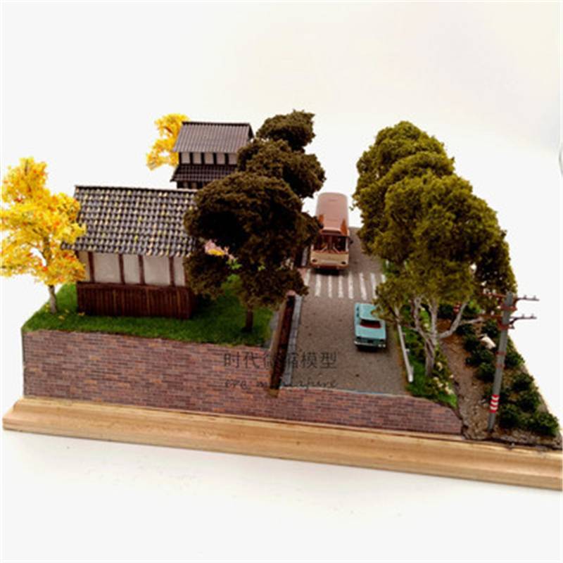 Schaal Architectonisch Model Bomen Railroad Layout Tuin Landschap Landschap Miniaturen Tree Building Kits Speelgoed Voor Kinderen