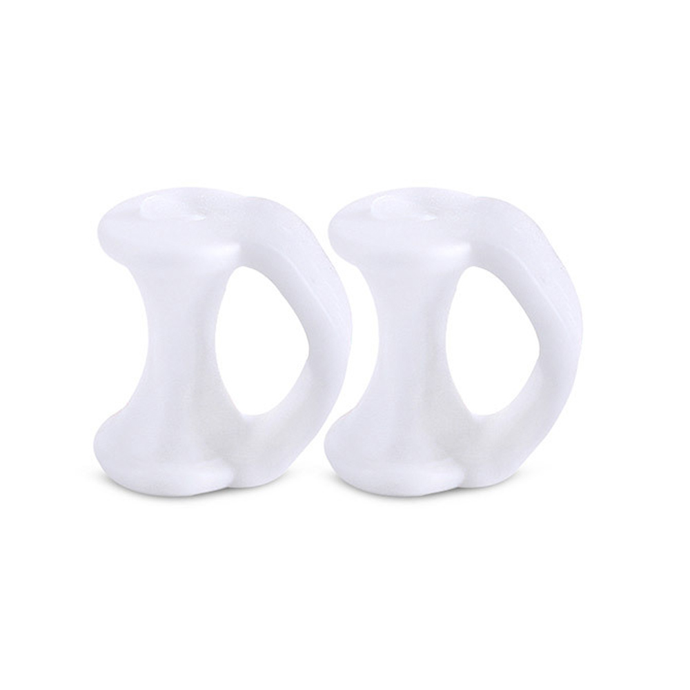 Zehenspreizer, Finger- und Fußschutz, 2 Stück, Gel-Zehenspreizer, Abstandshalter für kleine Zehen, kleine Zehenkissen zur Verhinderung von Reibwerkzeugen: Dunkelgrau