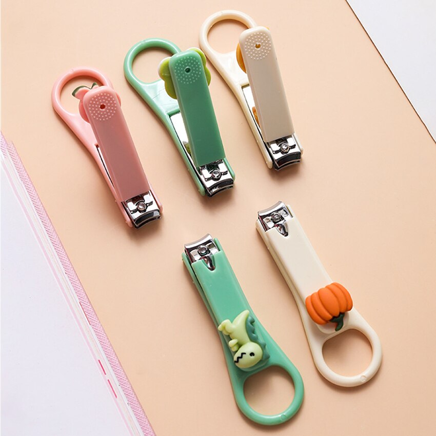 1pc leuke cartoon nagelknippers, kleurrijke kindernagelschaartjes, pedicure, teennagels, beauty manicure-instrumenten