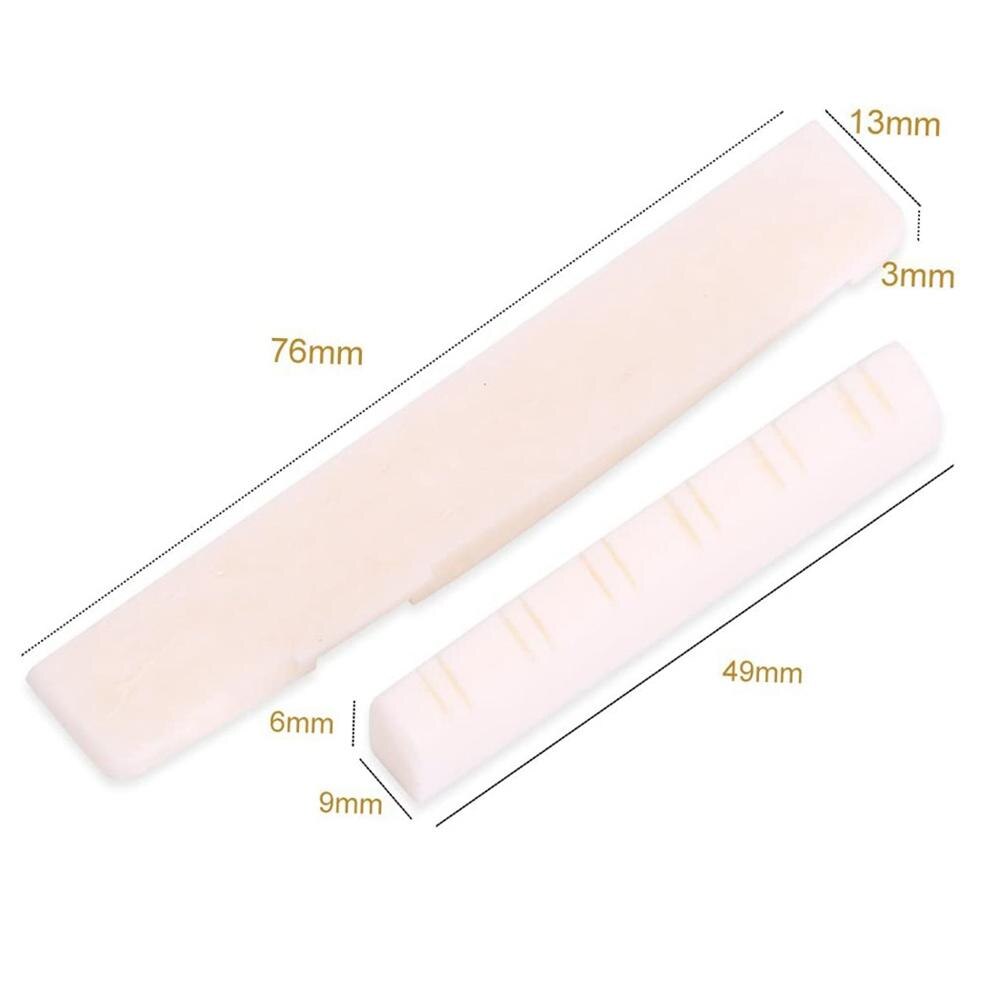 12 strenge akustisk guitar benbro sadelmøtrik til folkeguitar 49mm / 76mm guitarra reservedele