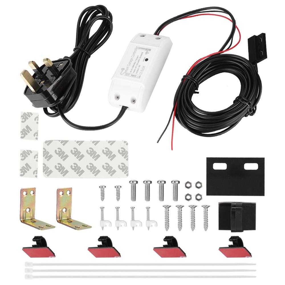 Garagedeur Wifi Afstandsbediening Smart Deuropener Apparaat Close Open Ondersteuning Voor Alexa Google Mobiele Telefoon 2.4 Ghz Wifi