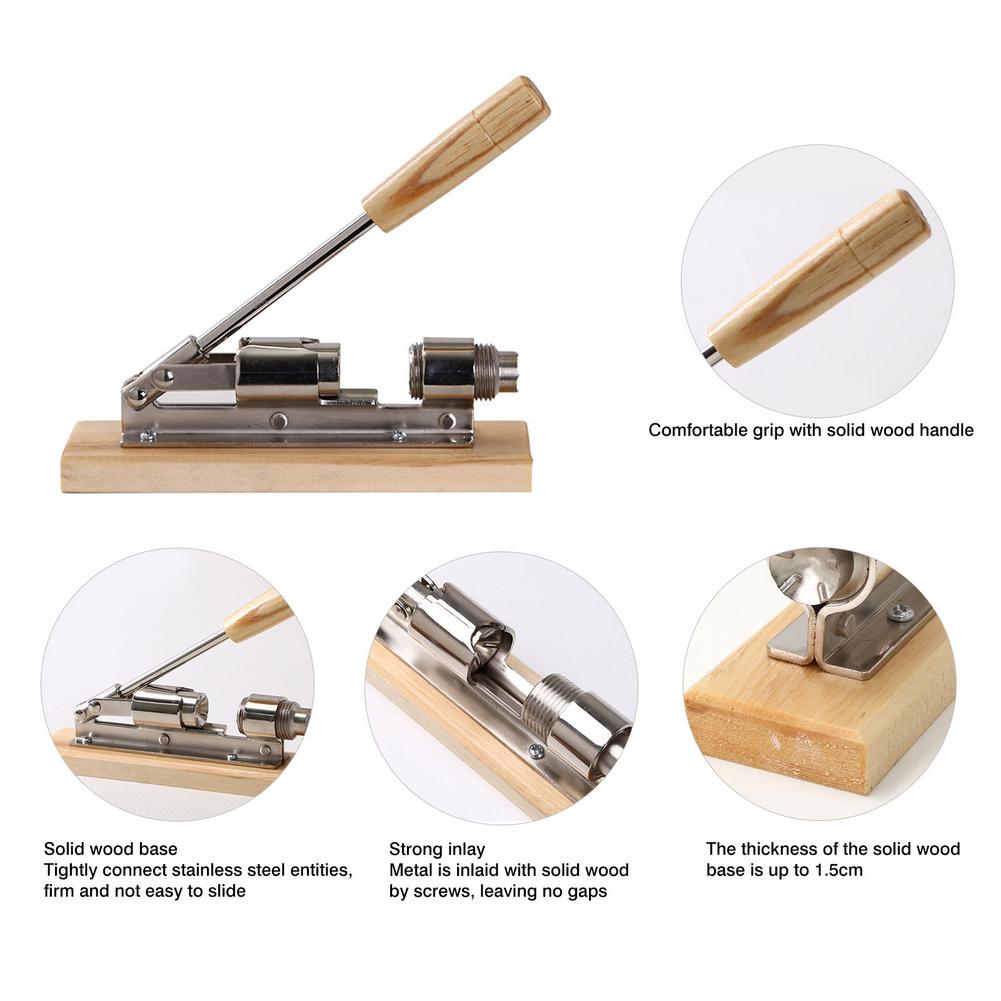 Manual Stainless Steel Nut Cracker Mechanical Sheller Walnut Nutcracker Fast Opener Kitchen Tools Fruits And Vegetables