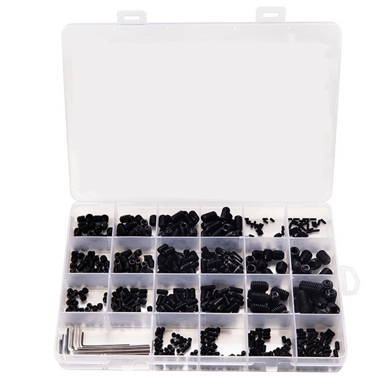 2 Set Screw Kit: 1 Set M2 M3 M4 M5 M6 M8 Screws Hexagon Headless Set &amp; 1 Set M2 M2.5 M3 Laptop Screws Kit