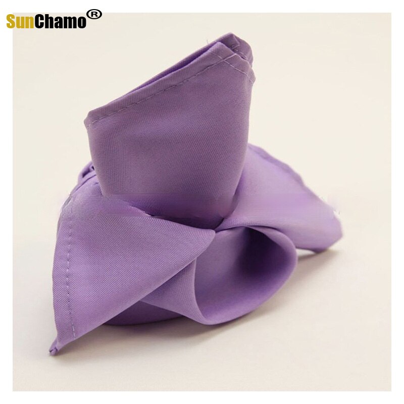 Serviette de table en tissu Polyester, douce, lavable et réutilisable, pour mariage, hôtel,