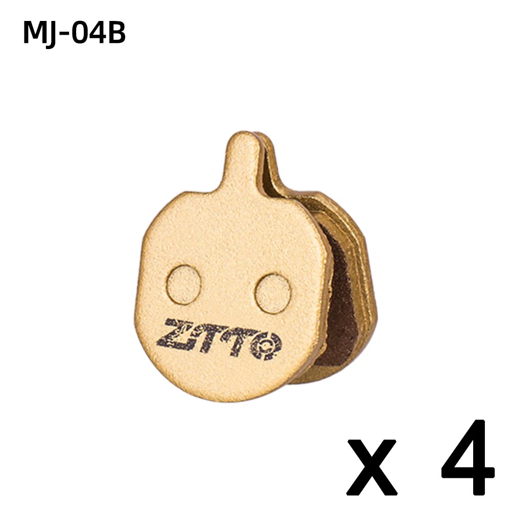 ZTTO 4 paires de plaquettes de frein de vélo entièrement en métal vtt pour MT200 M8000 M785 G03TI G04TI Code de guidage DB1 BB5 CR MT2 MT4 R1 frein à disque de vélo: Black