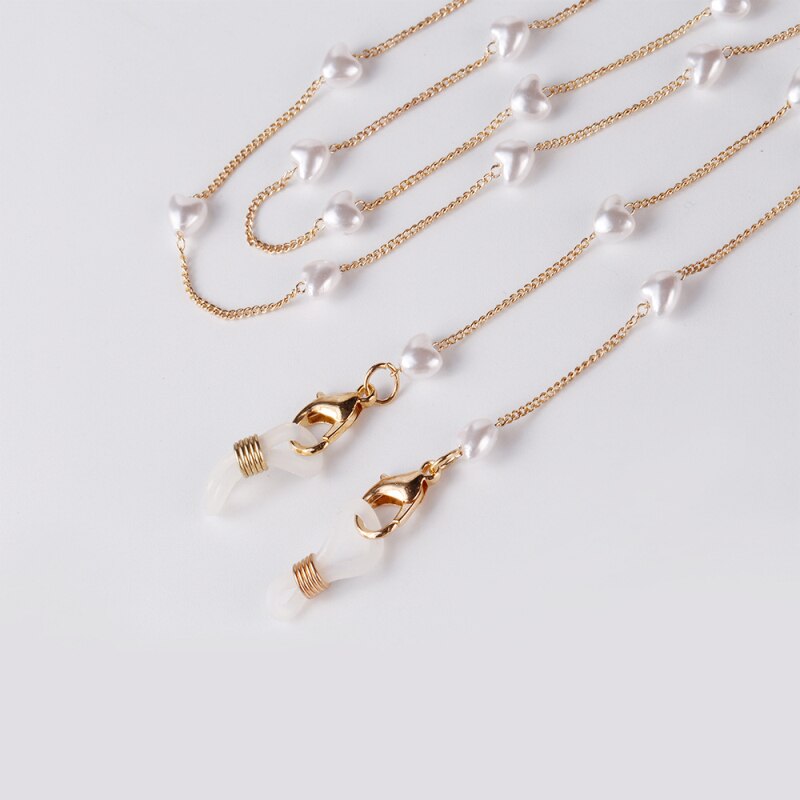 Ins Очки Цепи Parel Ster Anti-Verloren Lanyard Chain Liefde Kralen Ketting Temperament Masker Ketting: 06