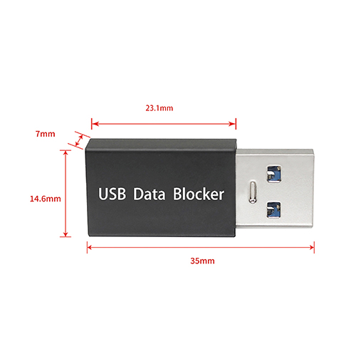 USB Daten Blocker Defender Schützt Telefon & Tablet von Öffentlichen Lade Stationen Hack Proof