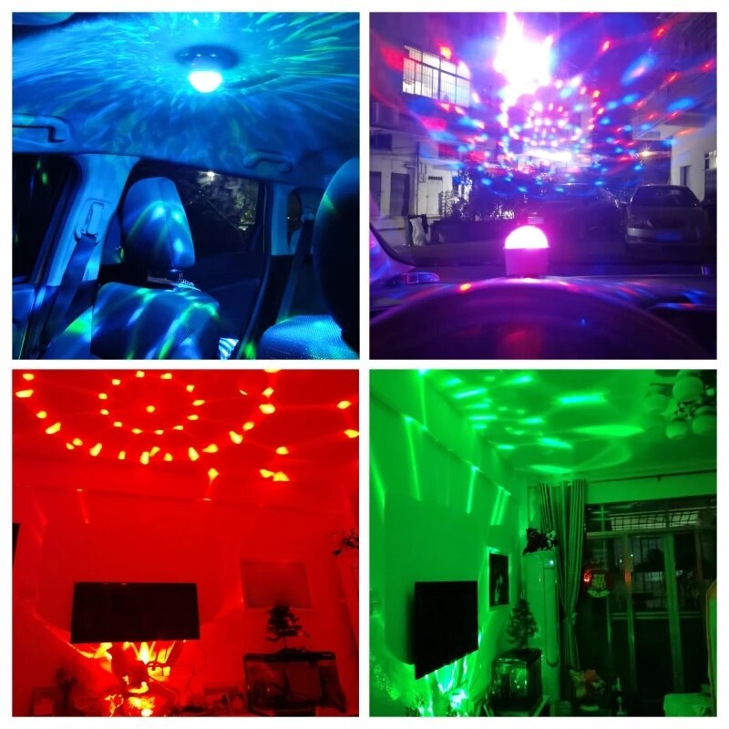 Sky Projector Starry Sky Rotating LED Night Light Planetarium Children Bedroom Star Night Lights Moon Light Kids Lamp