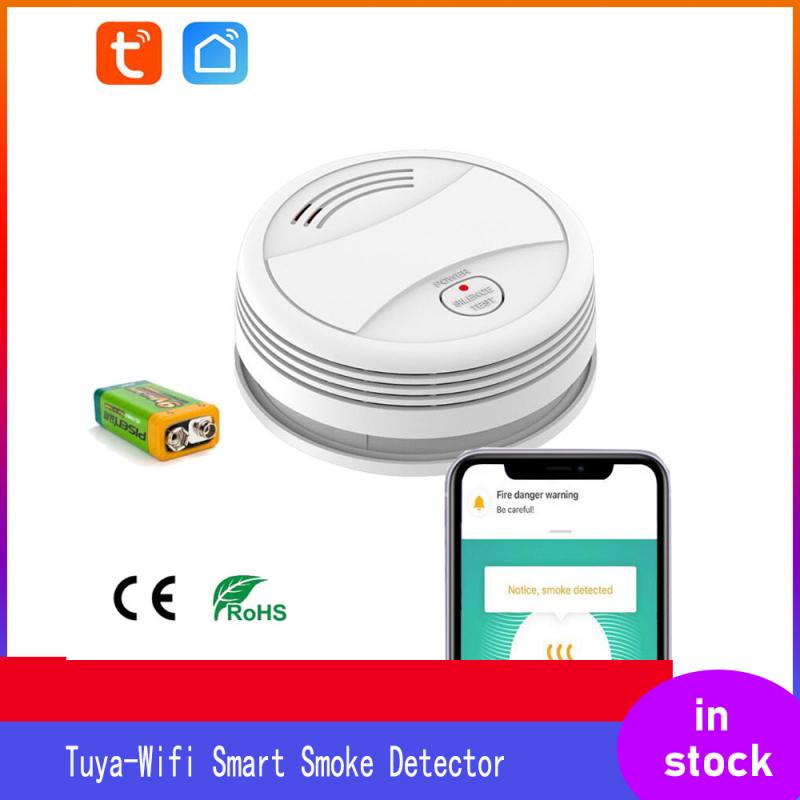 BELIFE SMS-1 - Slimme Rookmelder - Smoke Sensor - Smart Rookmelder Wifi Draadloze Brandmelder Werkt Met Wifi Europese Norm En14604