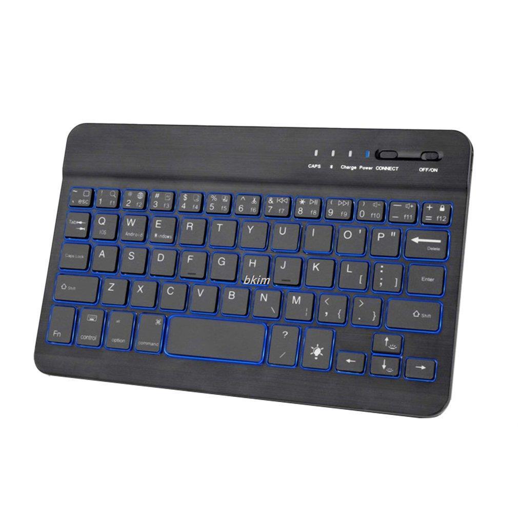 Mini Bluetooth-compatible Keyboard for ipad Wireless Backlit Keyboard for Tablet Rechargeable keyboard for cell phone laptop: Default Title