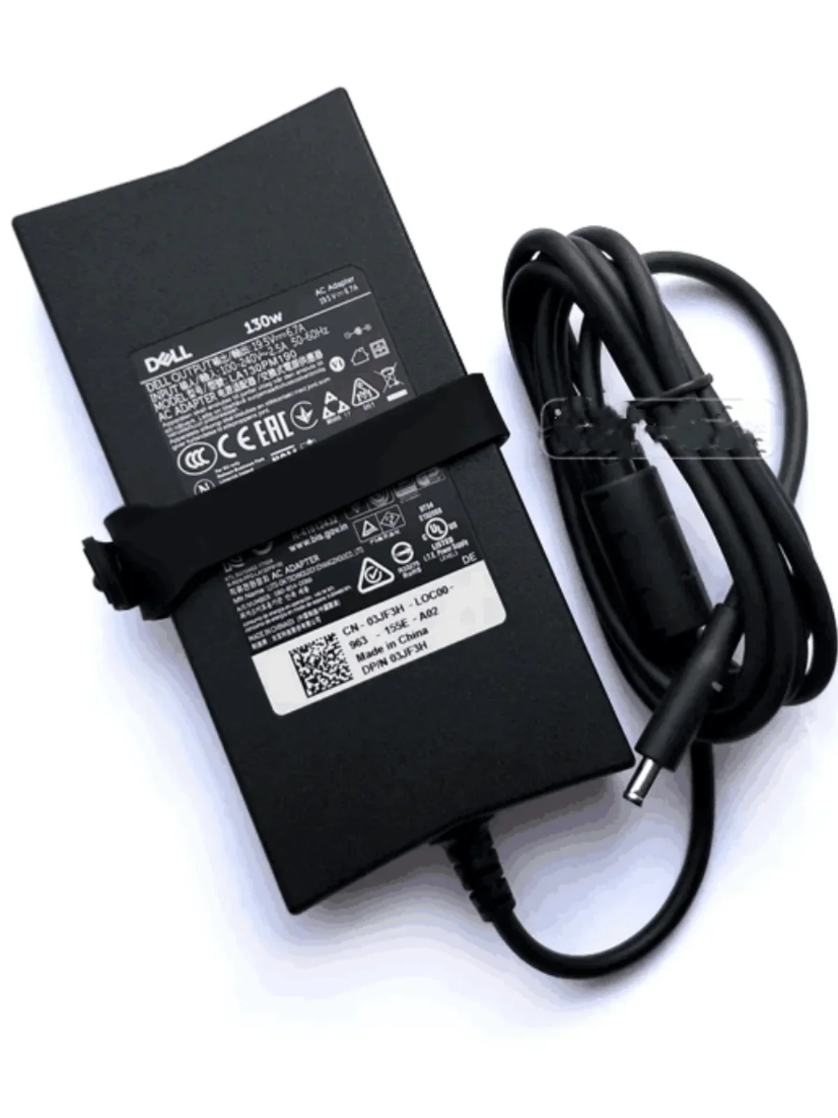 Original Dell 130W Charger Power Supply for Dell XPS 15, 17, 7590 9530 9550 9560 9570 Precision 5510 5520 5530 5540 19.5V /6.7A