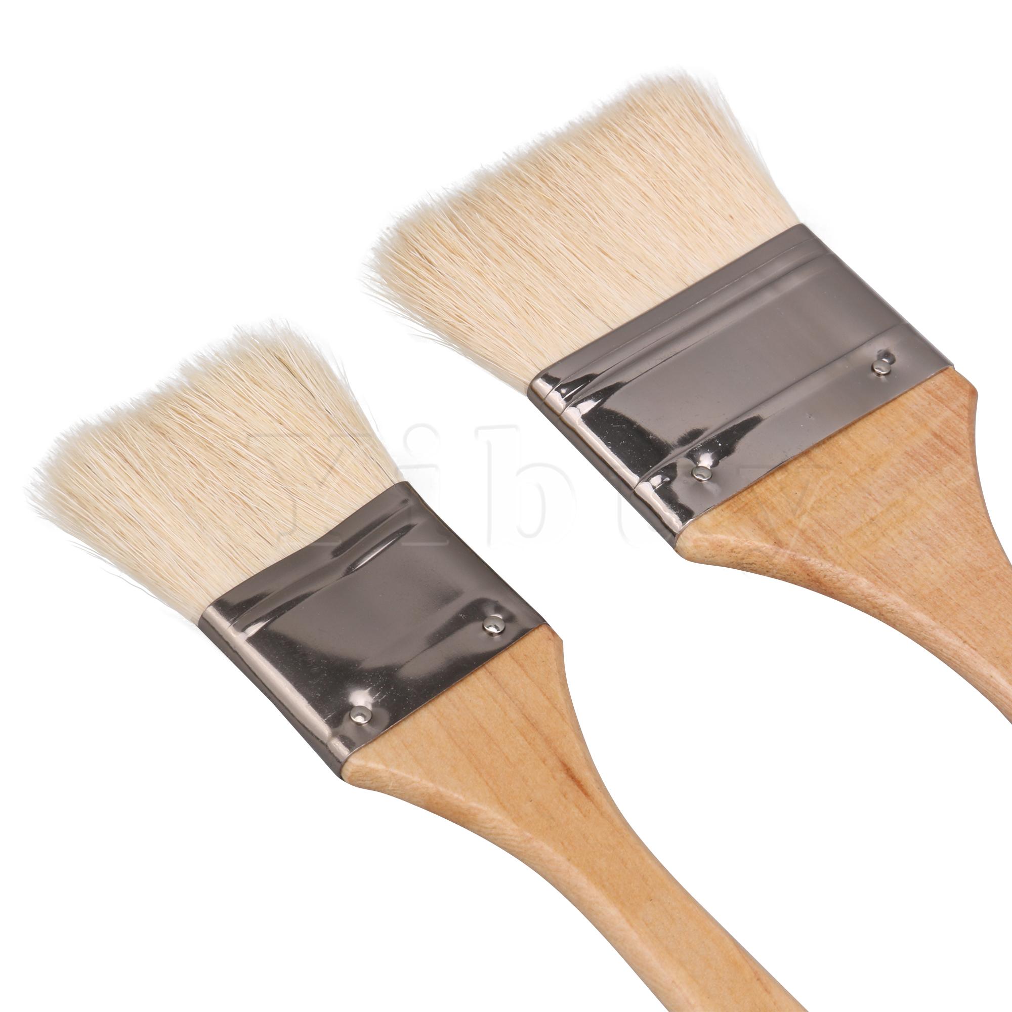 6 x Wool Material Wooden Brush Paint Brush Tools for Artist Drawing