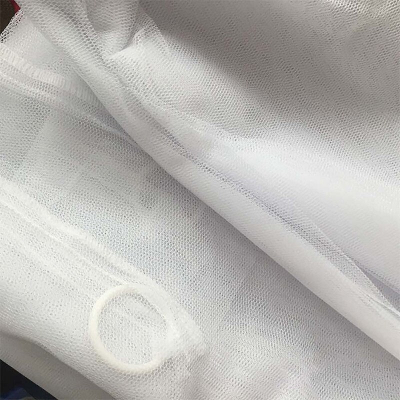 Bedside Mosquito Net Canopy Mosquito Net 2 Bed Mosquito Repellent Tent Insect Reject 4 Corners Marriage -White