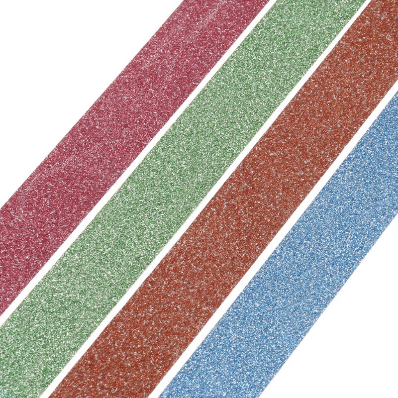 OOTDTY Gymnastic Tape Rhythmic Gymnastics Decoration Holographic RG Prismatic Glitter Tape Hoops Stick