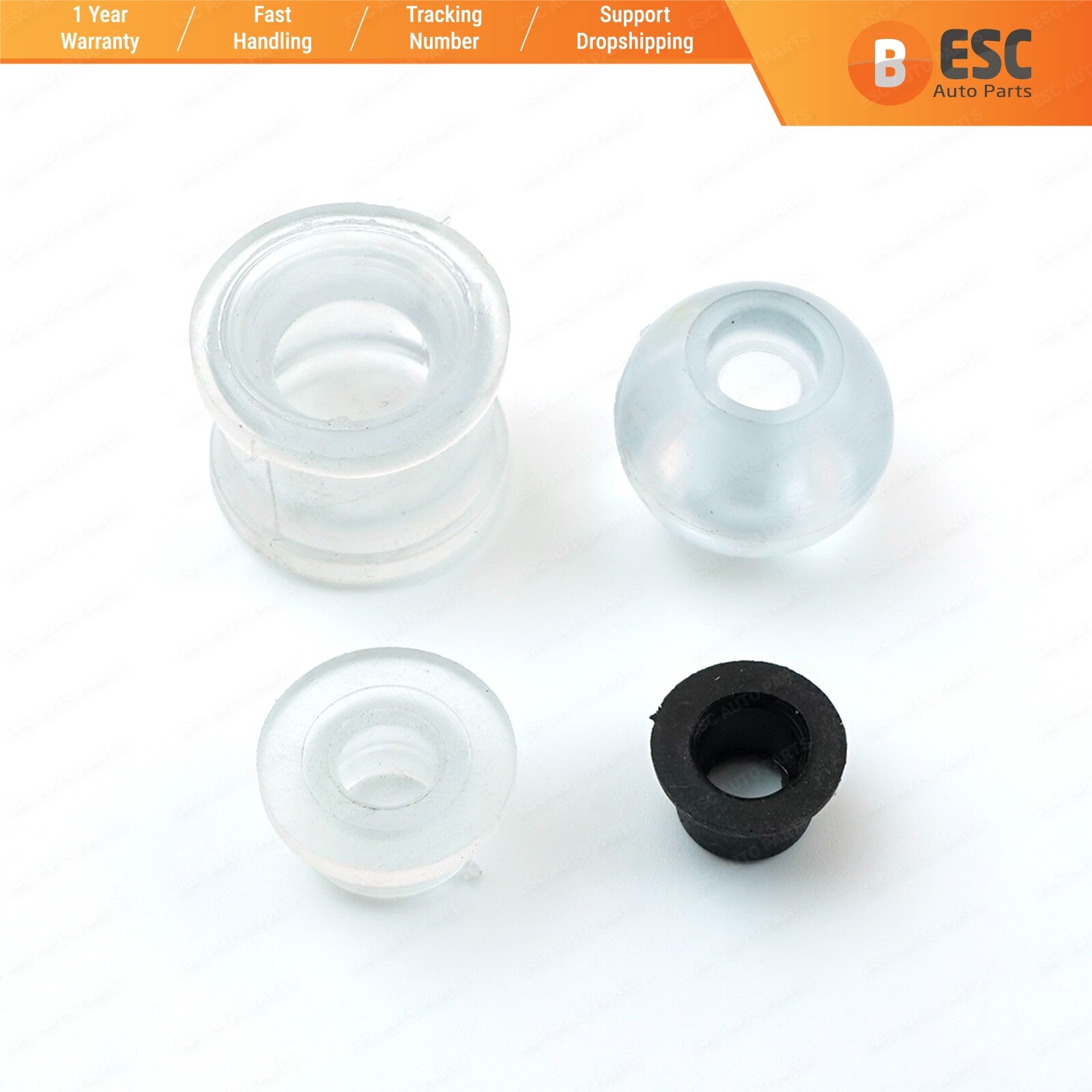 Kit de réparation de sélecteur de liaison de boîte de vitesses ESC ESP595 pour VW Transporter T4 Caravelle, douille de changement de vitesse, boule du circuit Set de 4