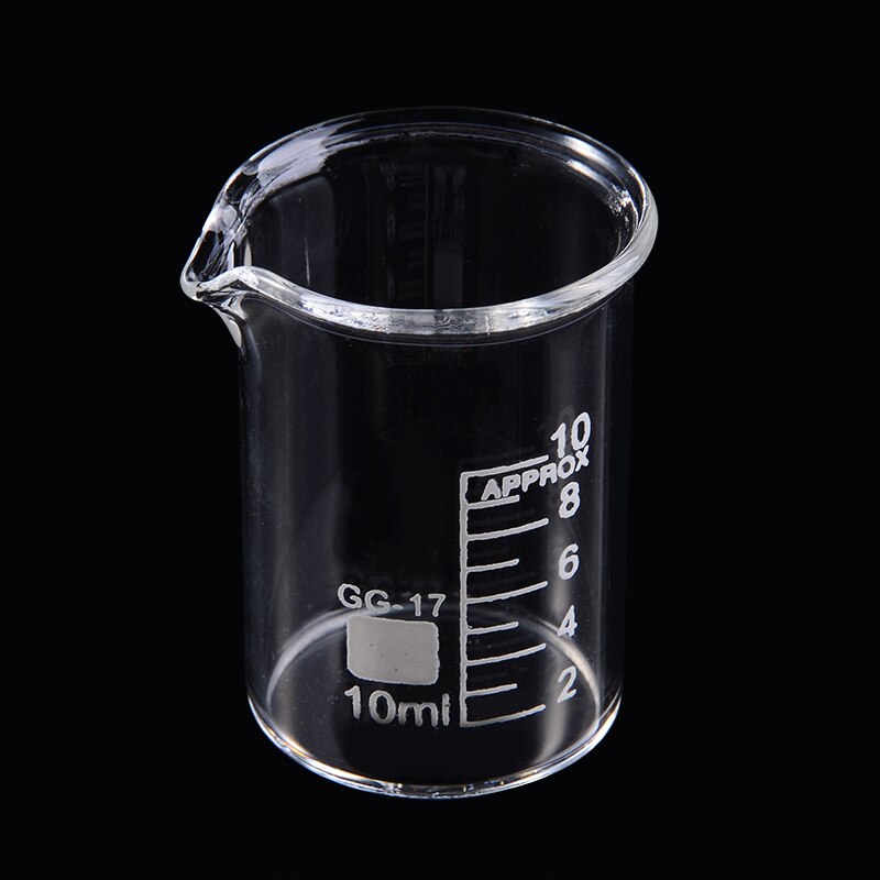 5pcs/set 5/10/25/50/100ml Glass Beaker Laboratory Measuring Cup Glassware For School Study Lab Glass Beaker Set