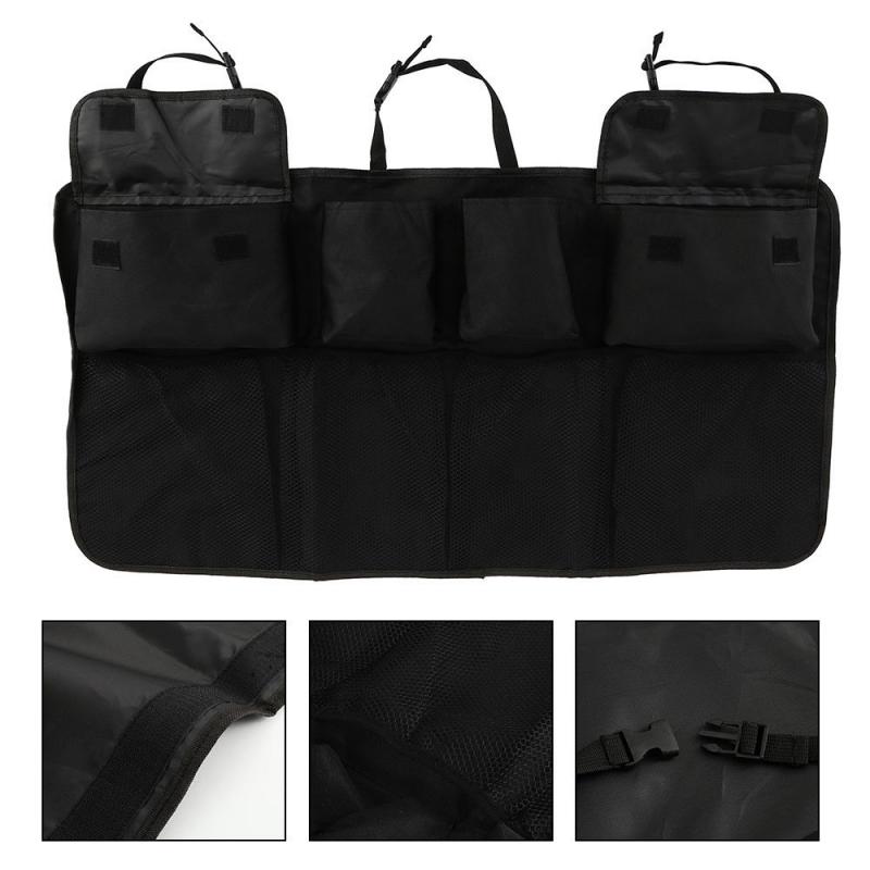 Protable multifunktion bil bagsæde ryg opbevaring boks beskyttere cover ryg 8 lommer hængende net lomme organizer bil interiør