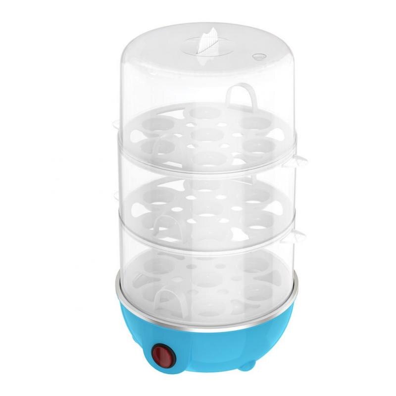 Multi Functie Rapid Elektrische Eierkoker 21 Eieren Capaciteit Snelle Eierkoker Stoomboot Automatische Uitschakeling Ei Steamer Keuken Gereedschap: Blauw