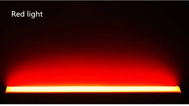 Tubo de color LED T 5 iluminación integrada 30 cm 60 cm Lámpara de pared de tubo fluorescente LED luz blanco frío cálido 220V: BLANCO / Azul / 1 UNIDAD