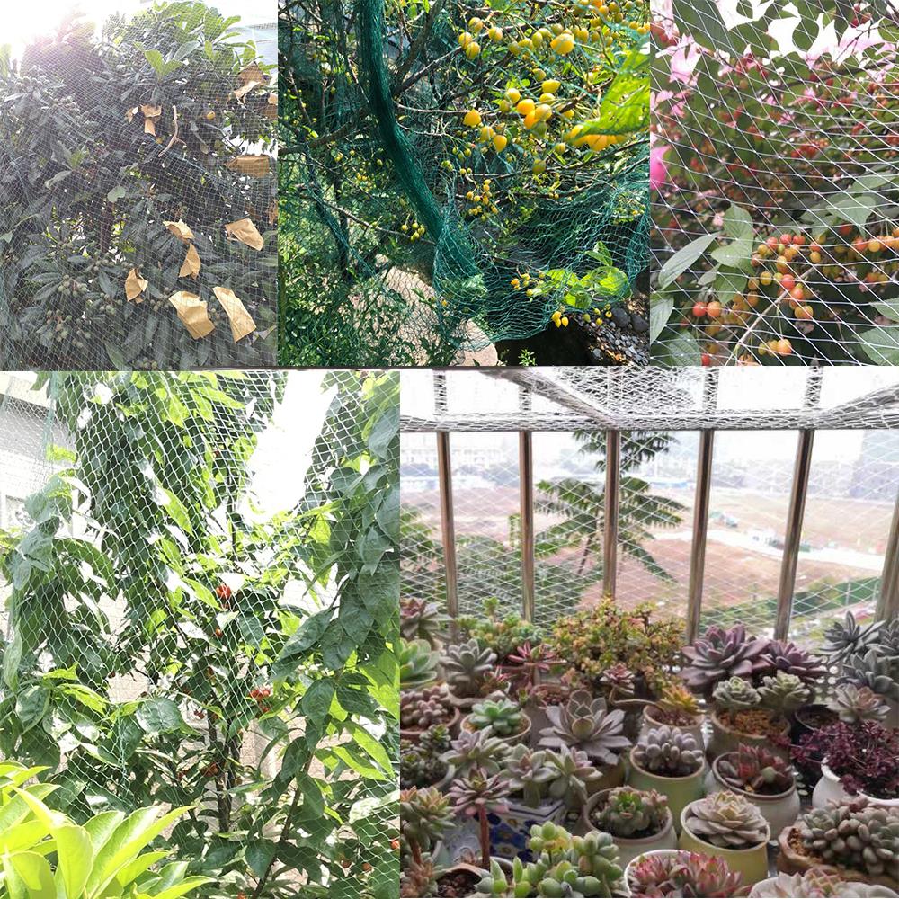 Garden Netting PE Easy Install Anti Bird Pigeon Chicken Heavy Duty Yard Multipurpose Farm Mesh Plants Climbing Poultry Aviary