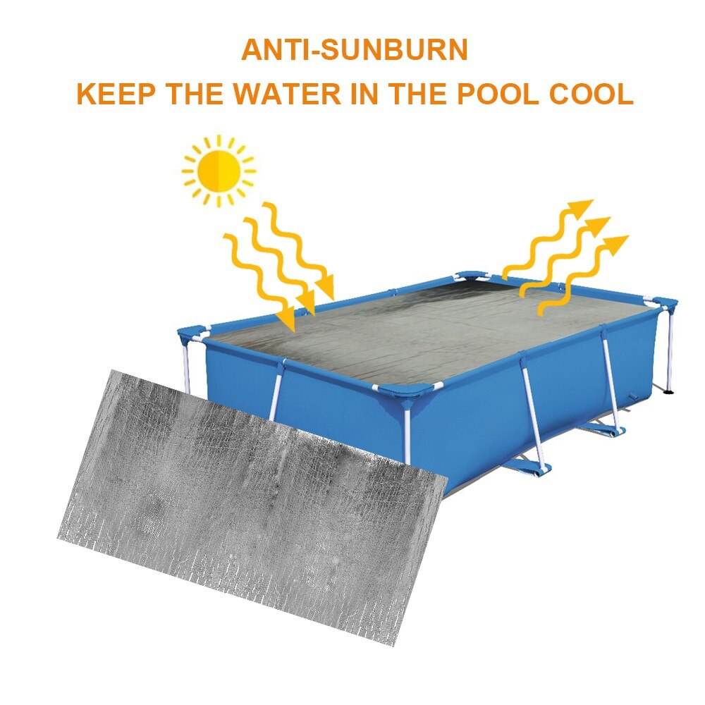 Rechteck Neueste Pool Abdeckung Runde Solar Schwimmbad Badewanne Abdeckung Garten Outdoor Blase Decke Zubehör