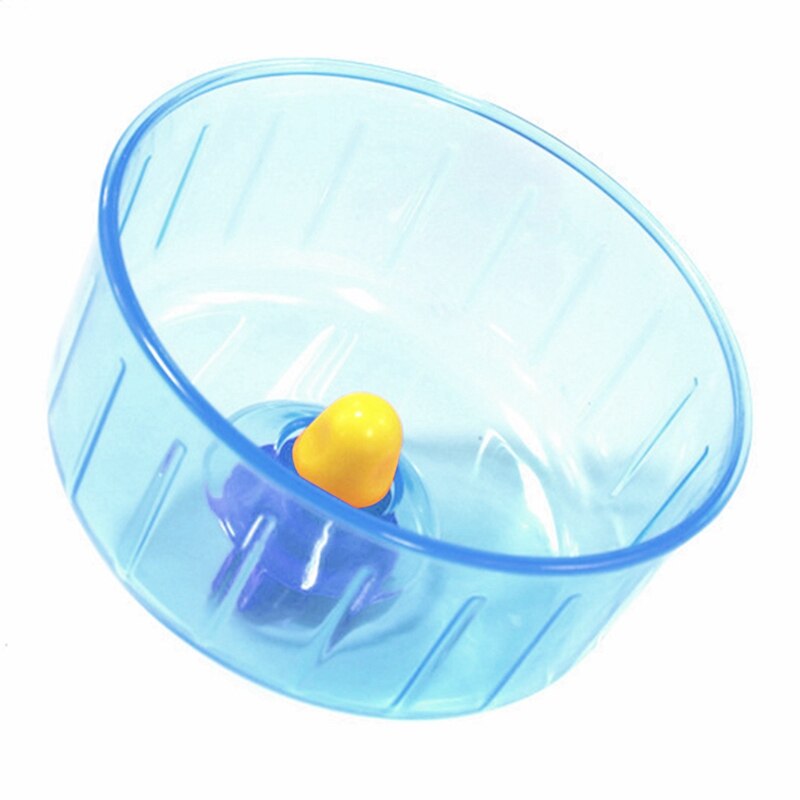 Plastic Hamster Wiel Stille Loopwiel Oefening Wiel Voor Kleine Animal Training Speelgoed Hamster Kooi Accessoires: Blue