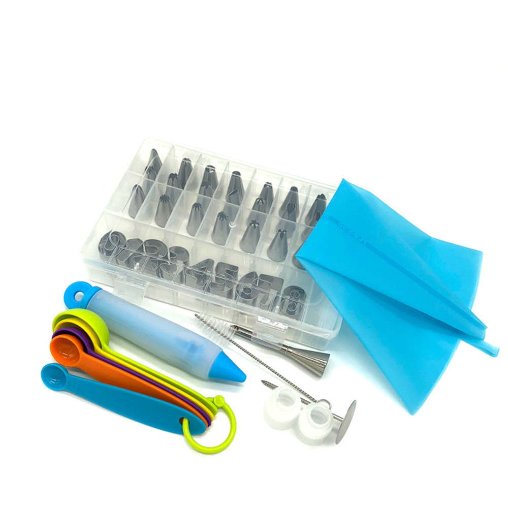 41 PCS/Set Metal Icing Pastry Piping Nozzles Tips Set Fondant Cake Decorating Tools Cake Decorating Tools