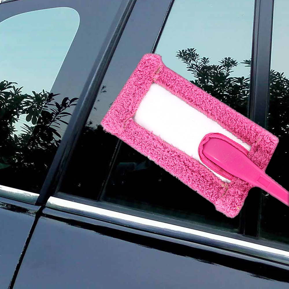 1x mikrofiber bilfönster vindruta ren borste behändig bil auto torkar rengöringsmedel 4 färg snabbt lätt att rengöra rengöringsverktyg