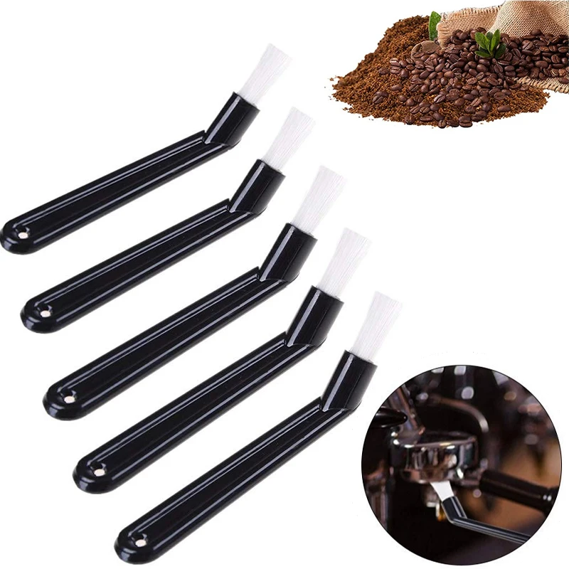 1/3Stck Kaffee Staub Sauber Pinsel Espresso Maschine Reinigung Pinsel Kunststoff Griff Tastaturen Reiniger Werkzeuge Schmutz Reinigung Pinsel