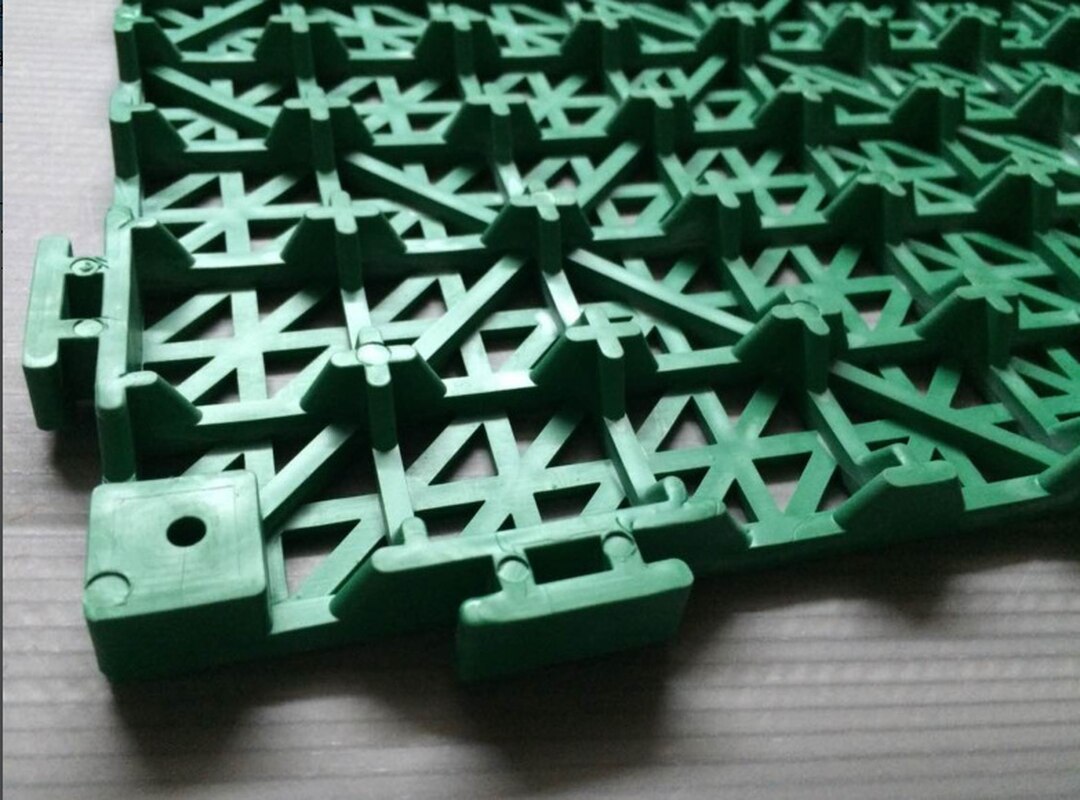 Tykk pvc antiskli hul matte kjøkken dårlig dårlig dusj dekk balkong basseng dreneringsmatter 12 x 12i diy skjøteteppe teppe