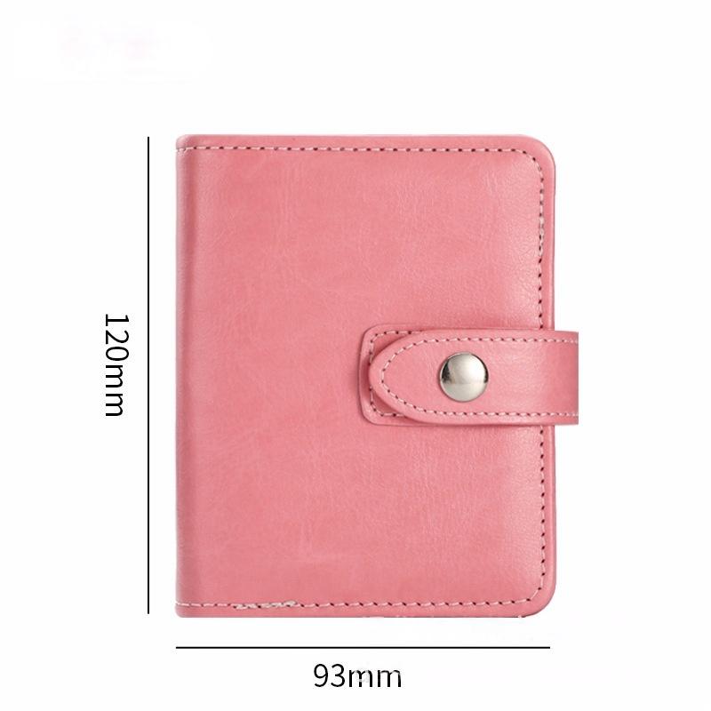 M5 PU Leather Binder Wallet Cover Savings Wallet Folder 5-Ring Refillable Notebook Planner Hardcover Budget Binder Organizer: PURPLE