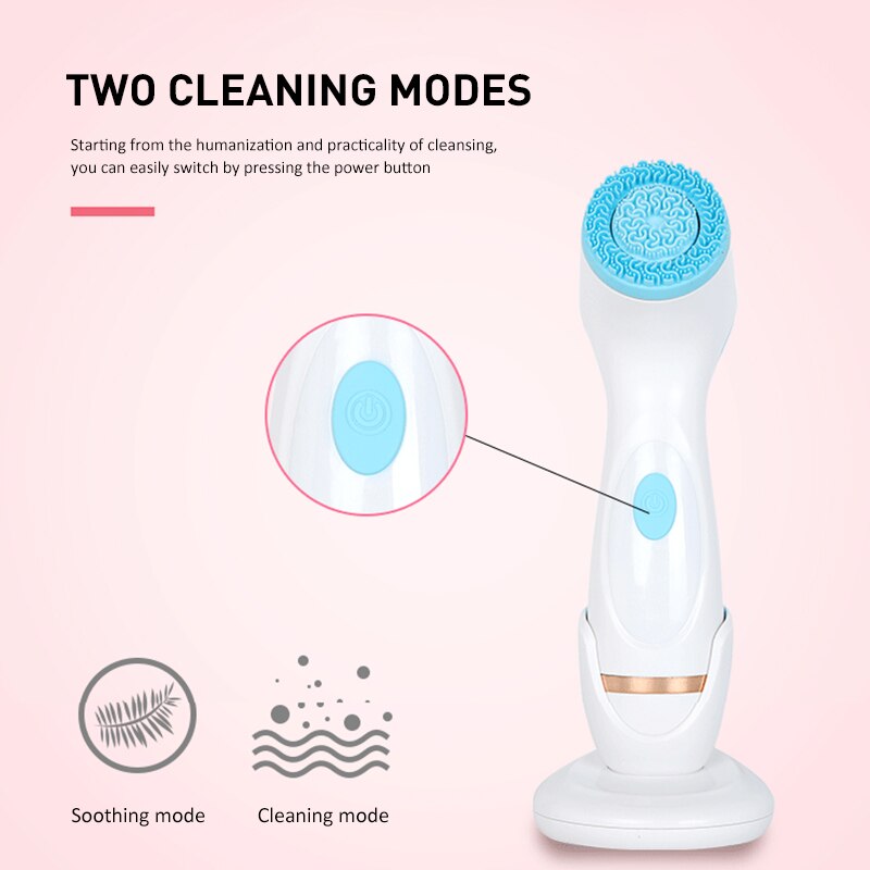 Brosse nettoyante visage Spin brosse ensemble système de Spa du visage pour le nettoyage en profondeur de la peau enlever les points noirs