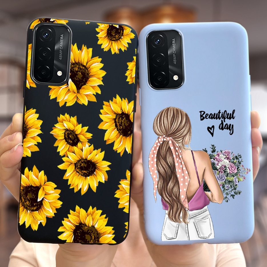 Hübsche mädchen-hülle für oppo reno 6 lite, silikon-Sanft-tpu-hülle, handyhülle für oppo reno 6 lite, reno 6 #39 rückseite 6.43 #39