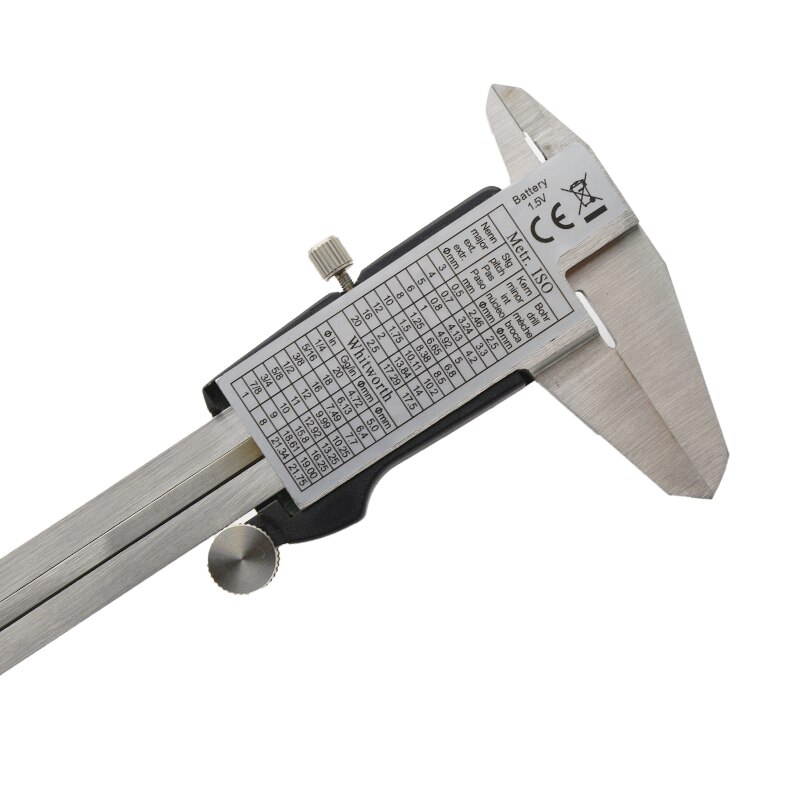 Stainless Steel Digital Display Caliper 6 inch 150 mm Fraction/MM/Inch High Precision LCD Vernier Caliper Measuring tools Gauges