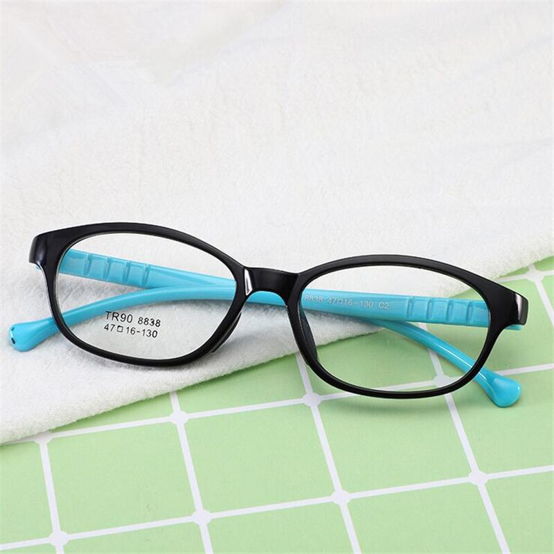 Retro barnebrille ramme dreng pige behagelig og enkel silikone baby briller sikkerhed recept briller oculos de grau