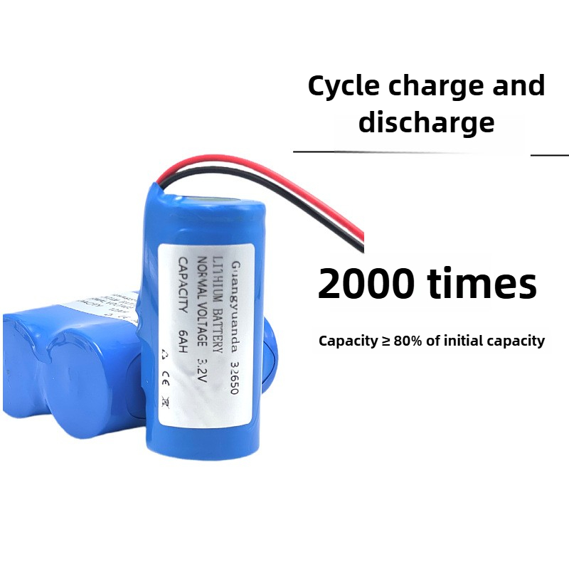 Akumulator LiFePO4 32650 3,2V Litowo-żelazowo-fosforanowy robić lampa solarnych, reflektorów ulicznych, z panelem zabezpieczającym.