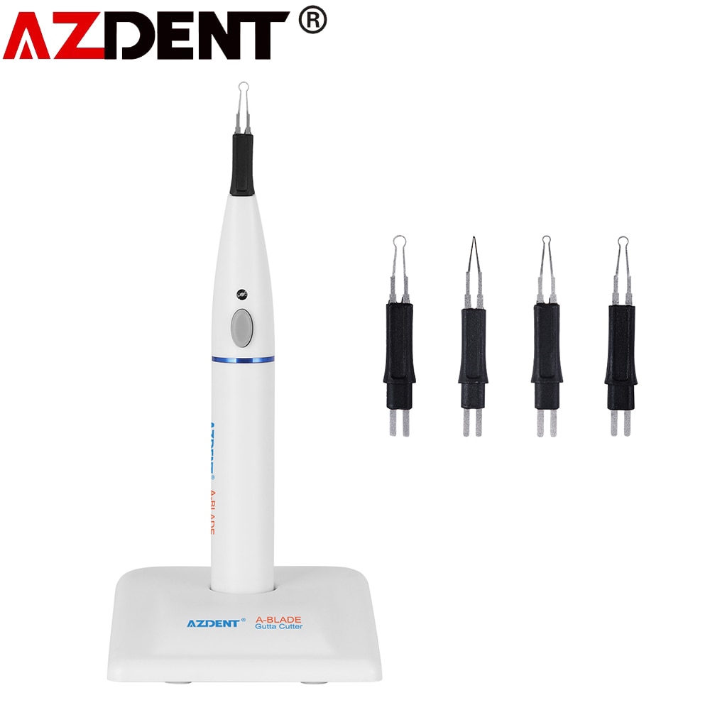 Azdent Dental Wireless Gutta Percha Tooth Gum Cutter With 4 Tips