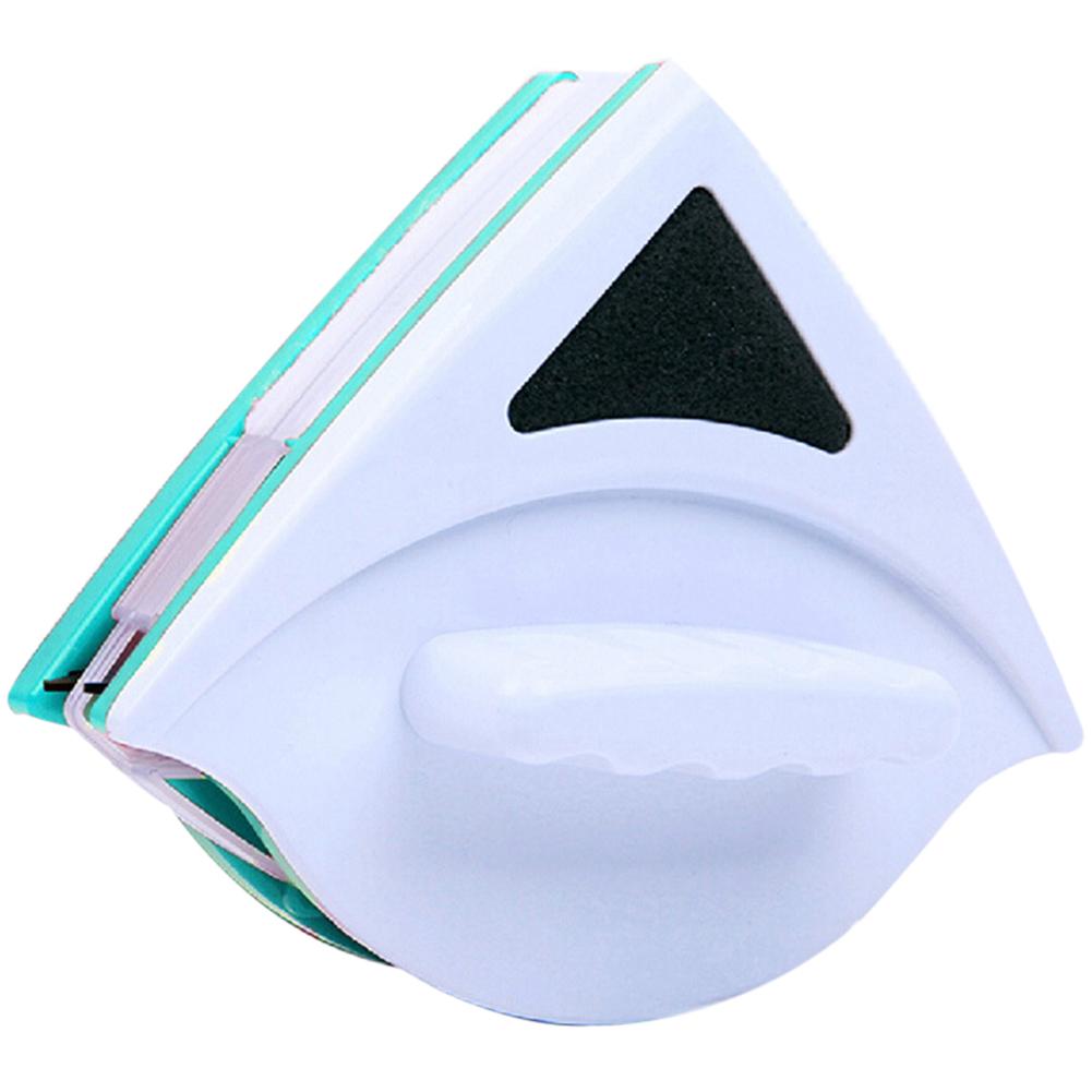 Portable Home Window Wiper Glass Cleaner Tool Double Sided Magnetic Brush Glass Cleaning Brush for Home Window Cleaner: Green 5-12cm