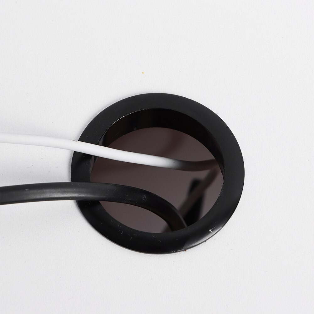 Computer Desk Cable Grommets Wire Hole Cover Cabinet Vent Hole Decor Plug Cable Outlet Port Furniture Hardware Line Organizer