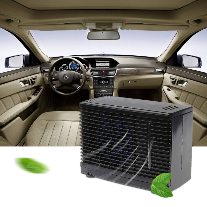 Adjustable 12V 60W Car Air Conditioner Cooler Cooling Fan Water Ice Evaporative Cooler Portable 2 speed n incredibly popular