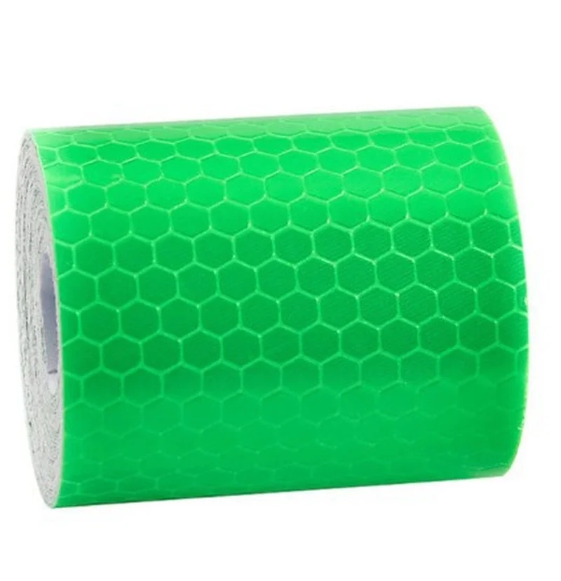 Safety Mark Reflective Tape Sticker Car Styling Self Adhesive Warning Tape Automobiles Motorcycle Reflective Strip: green
