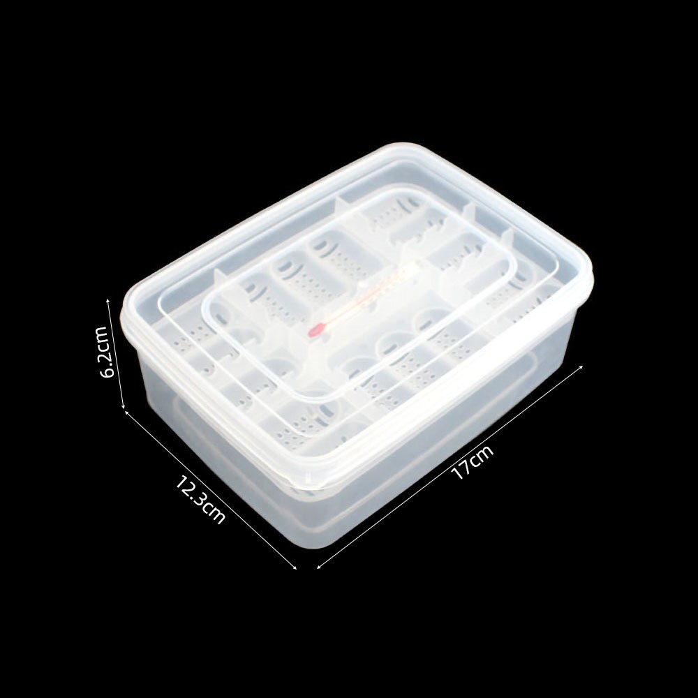 Reptile Incubation Box Suitable for Hatching Snake Lizards Reptiles with Thermometer Reptile Egg Box Reptile Breeding Box