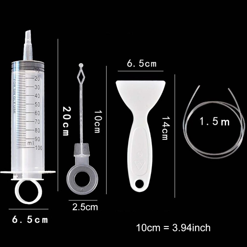 4 stuks/set koelkast ontstopper reiniger ijsschep pijp bagger gat borstel  p0re