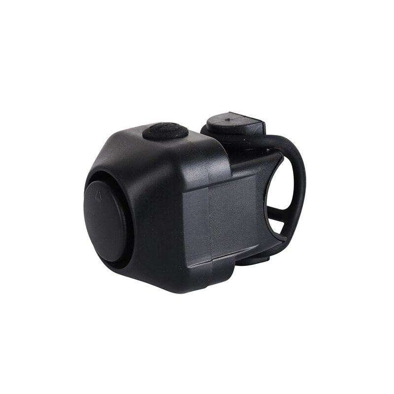 Elektrisk cykel klokke horn cykel ring klokke regntæt mtb cykel styr silica gel shell ring cykel klokke cykel tilbehør: Sort