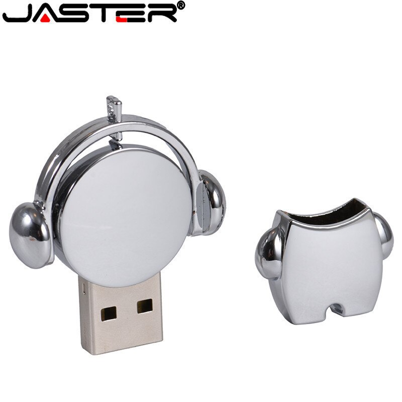 JASTER metal Music Small doll USB 2.0 4GB 8GB 16GB 32GB 64GB Pen Drive USB 2.0 Memory Stick metal Flash drive