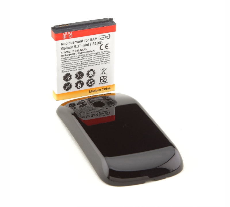 Ciszean 1x3500 mah EB-F1M7FLU bateria estendida + capa traseira para samsung galaxy s3 mini s3 mini i8190 baterias