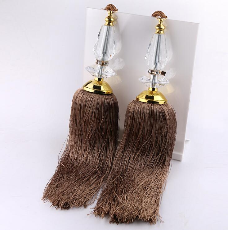 style curtain decoration accessories acrylic crystal hanging ball tassel bandage home textile decoration supplies: NO 13