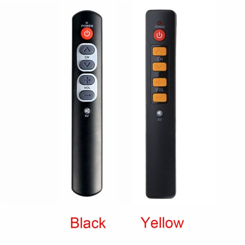 Home 6 Keys Compact and clear Remote Controller Accessories Programmable Universal ABS for Learning for elderly people