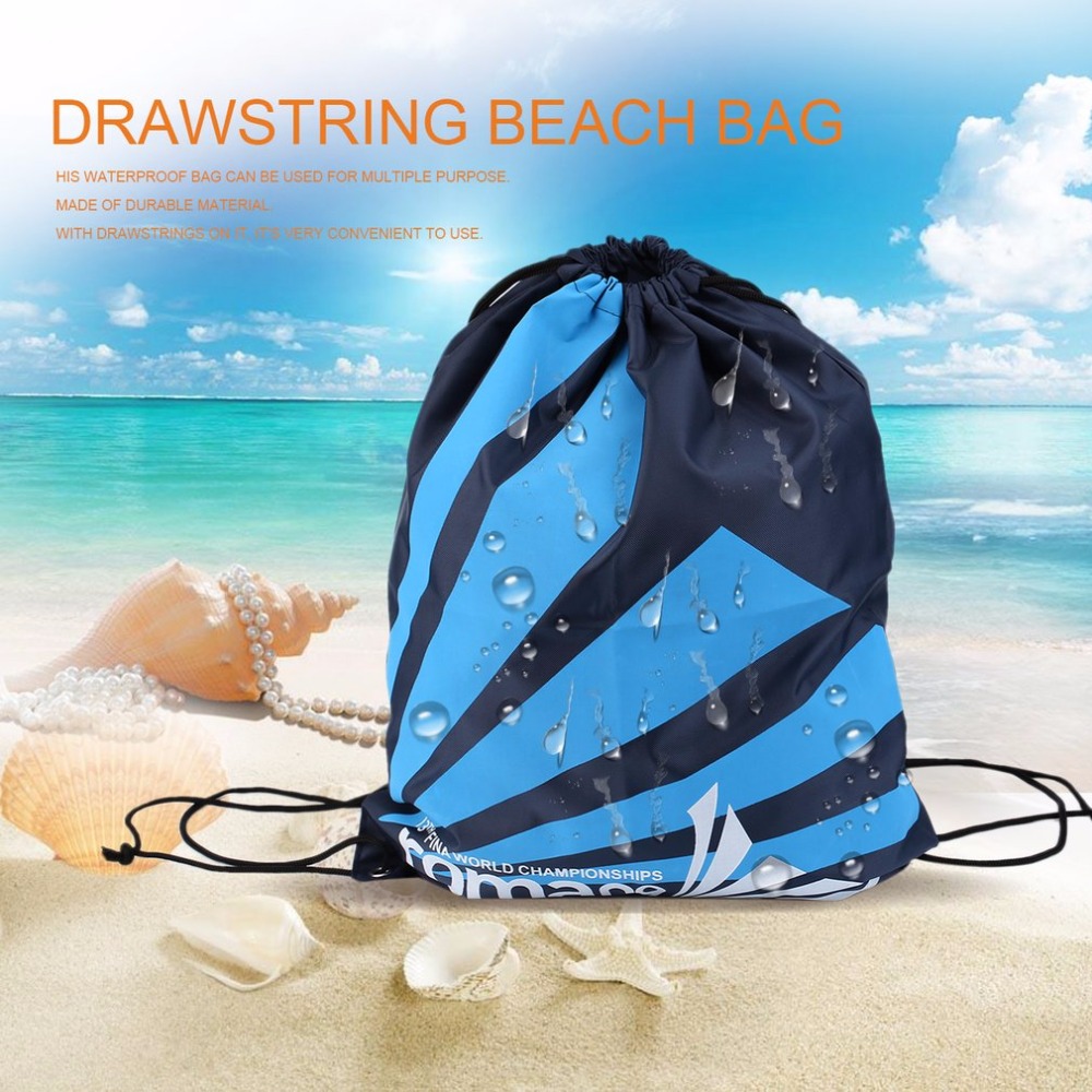 Swimming Waterproof Bag Backpack Double Drawstring Sport Gym Beach Portable Mini Shoulder Bags Outdoor Shoes Bag