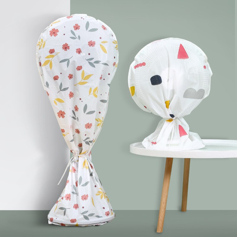 luluhut electric fan dust cover 90cm 140cm stand fan cover household floor fan dust bag with zipper fan guard